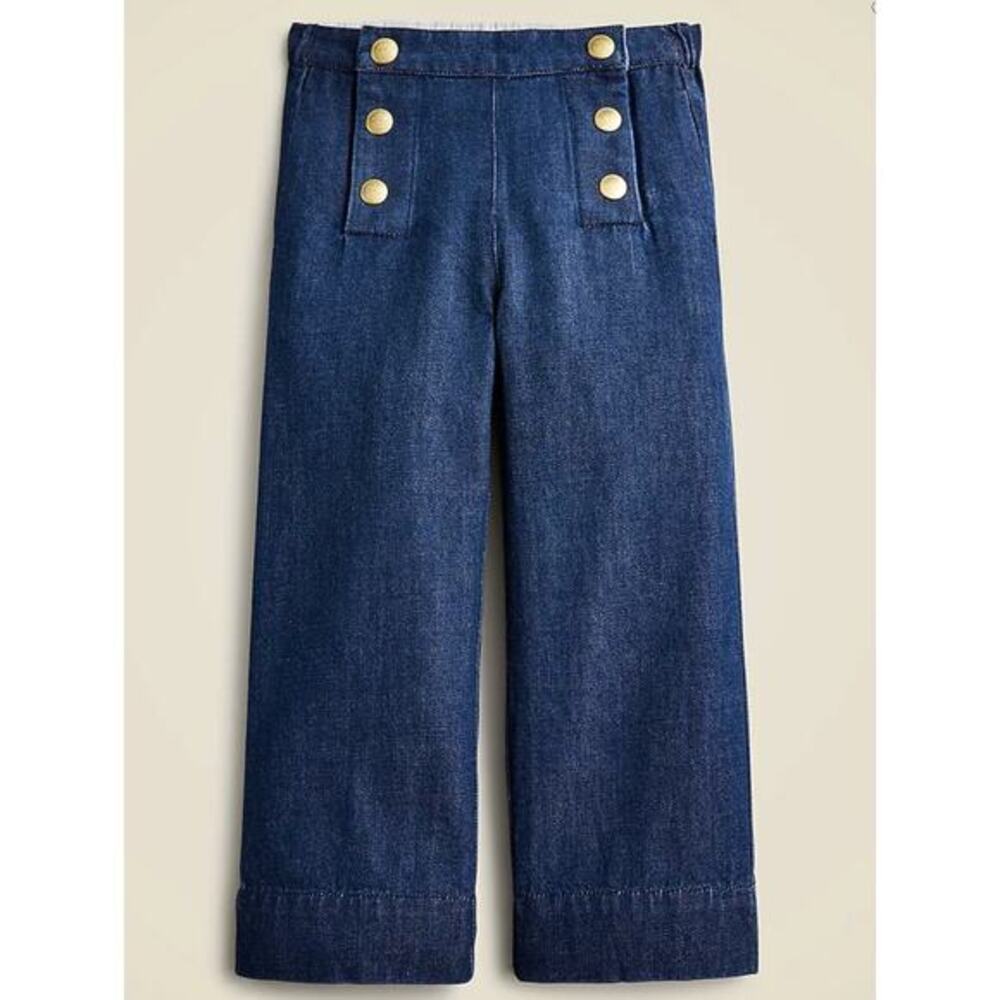Crewcuts Girls'‎ Sailor denim trouser